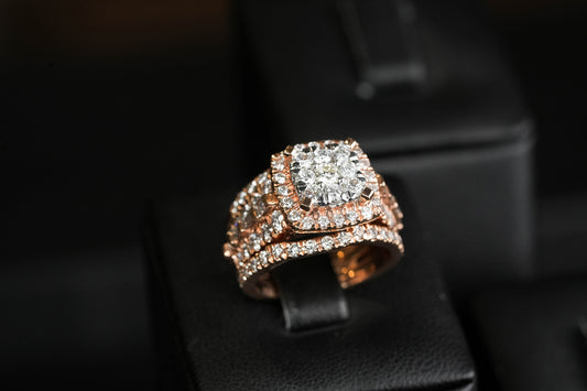 3 Piece Ring Band 14K Gold