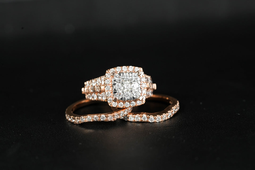 3 Piece Ring Band 14K Gold