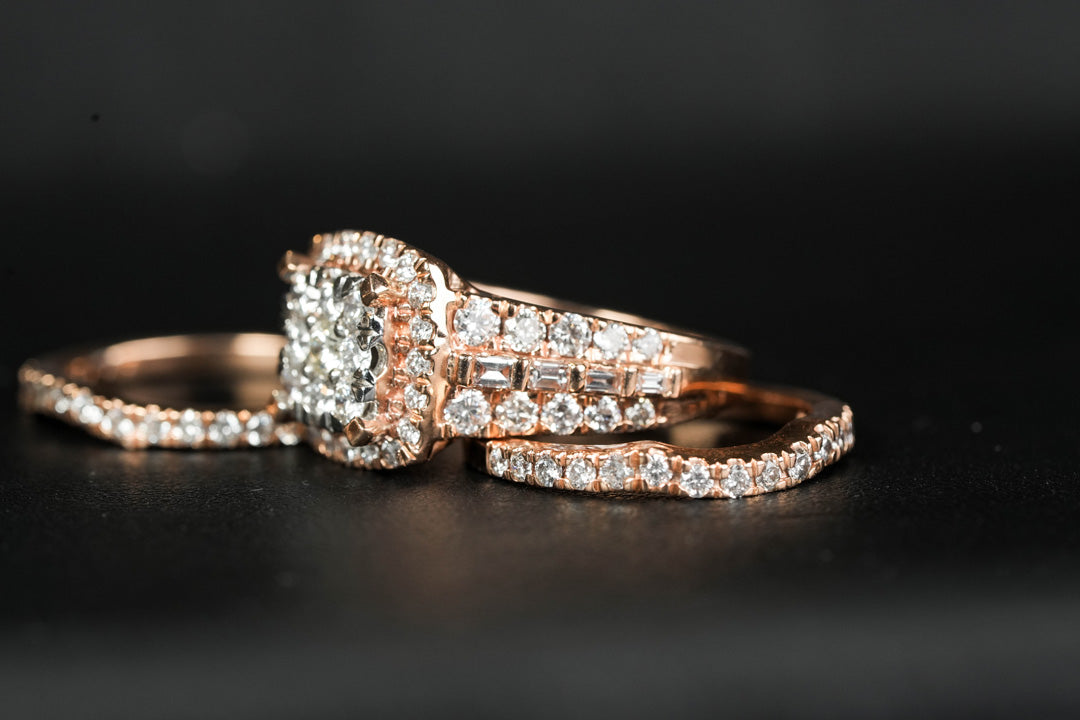 3 Piece Ring Band 14K Gold